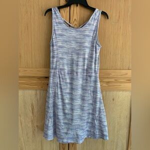 Zelos Striped Sleeveless Athletic/Athleisure  Dress Sz M